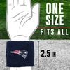 image:imageFranklin Sports NFL Team Logo Wristbands  Pair of Youth Wristbands for Costumes and UniformsNew England Patriots