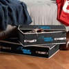 image:imageFranklin Sports NFL Under Bed Storage Bins  Folding Organizer Containers  NFL Team Office Bedroom  Living Room DcorCarolina Panthers