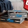 image:imageFranklin Sports NFL Under Bed Storage Bins  Folding Organizer Containers  NFL Team Office Bedroom  Living Room DcorDetroit Lions