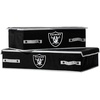 image:imageFranklin Sports NFL Under Bed Storage Bins  Folding Organizer Containers  NFL Team Office Bedroom  Living Room DcorLas Vegas Raiders