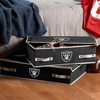 image:imageFranklin Sports NFL Under Bed Storage Bins  Folding Organizer Containers  NFL Team Office Bedroom  Living Room DcorLas Vegas Raiders