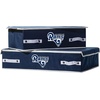 image:imageFranklin Sports NFL Under Bed Storage Bins  Folding Organizer Containers  NFL Team Office Bedroom  Living Room DcorLos Angeles Rams