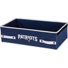 image:imageFranklin Sports NFL Under Bed Storage Bins  Folding Organizer Containers  NFL Team Office Bedroom  Living Room DcorNew England Patriots