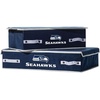 image:imageFranklin Sports NFL Under Bed Storage Bins  Folding Organizer Containers  NFL Team Office Bedroom  Living Room DcorSeattle Seahawks