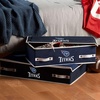 image:imageFranklin Sports NFL Under Bed Storage Bins  Folding Organizer Containers  NFL Team Office Bedroom  Living Room DcorTennessee Titans