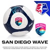 image:imageFranklin Sports NWSL Team Soccer Balls  Soccer Balls for Kids  Adults  Boys  Girls Soccer Balls  Official NWSL Team Soccer Ball  Available in Official Size 5 or Mini Size 1San Diego Wave FC