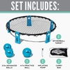 image:imageFranklin Sports Outdoor Game Sets  PicklePop  Spyderball  Includes Nets Balls Paddles  Carry Bags  Family FunSpyderball