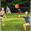image:imageFranklin Sports Outdoor Volleyball Net Sets  Beach  Backyard Portable Volleyball Net with Poles  Complete Outdoor Volleyball Sets with Net  Volleyball IncludedStarter