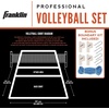 image:imageFranklin Sports Outdoor Volleyball Net Sets  Beach  Backyard Portable Volleyball Net with Poles  Complete Outdoor Volleyball Sets with Net  Volleyball IncludedProfessional