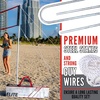 image:imageFranklin Sports Outdoor Volleyball Net Sets  Beach  Backyard Portable Volleyball Net with Poles  Complete Outdoor Volleyball Sets with Net  Volleyball IncludedElite