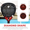 image:imageFranklin Sports Padel Racket  Glide  Fiberglass Diamond Shape Padel Racket with Foam Core  365g  Premium Performance  BlueYellow
