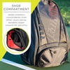 image:imageFranklin Sports Pickleball Bags  Deluxe Competition Pro Backpack for Gear  Equipment  Pickleball Bag for Men  Women  Holds Paddles Balls  Accessories  Elite Nylon Fabric