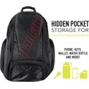 image:imageFranklin Sports Pickleball Bags  Deluxe Competition Pro Backpack for Gear  Equipment  Pickleball Bag for Men  Women  Holds Paddles Balls  Accessories  Elite Nylon Fabric