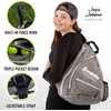 image:imageFranklin Sports Pickleball Bags  Pickleball Sling Bag Backpack for Gear  Equipment  Bag for Men Women  Holds Paddles Balls  Accessories  Gray