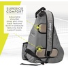 image:imageFranklin Sports Pickleball Bags  Pickleball Sling Bag Backpack for Gear  Equipment  Bag for Men Women  Holds Paddles Balls  Accessories  Gray