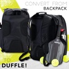 image:imageFranklin Sports Pickleball Bags  Sling Bag  Duffle Bag  Backpack for Paddles Pickleballs  Accessories  Elite Nylon Fabric  Pickleball Equipment Bag for Men  Women  BlackElite Hybrid Backpack