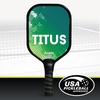image:imageFranklin Sports Pickleball Paddle  Titus  Jet Aluminum Plated Paddles  USA Pickleball USAPA Approved PaddleGreen