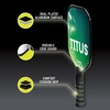 image:imageFranklin Sports Pickleball Paddle  Titus  Jet Aluminum Plated Paddles  USA Pickleball USAPA Approved PaddleGreen