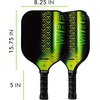 image:imageFranklin Sports Pickleball Paddle  Vibe Polypropylene Core Pickleball Racket  Official USA Pickleball USAPA Approved Pickleball Paddle  Lightweight Pro Racket  Green  13mm Thick CoreOne Size