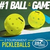 image:imageFranklin Sports Pickleball Paddle and Ball Set  2 Wooden Rackets  2 Balls  2 Players Paddle Set  USA Pickleball USAPA ApprovedOne Size