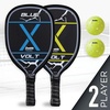 image:imageFranklin Sports Pickleball Paddle and Ball Set  2 Wooden Rackets  2 Balls  2 Players Paddle Set  USA Pickleball USAPA ApprovedOne Size