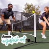 image:imageFranklin Sports Portable Adjustable Height 10ft Wide Net  for Badminton Kids Volleyball Pickleball  Tennis