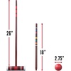 image:imageFranklin Sports Portable Backyard Croquet Sets  Complete 4  6 Player Croquet Sets with Mallets Croquet Balls  Wickets Included  Outdoor Family Lawn Game SetsFamily