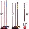 image:imageFranklin Sports Portable Backyard Croquet Sets  Complete 4  6 Player Croquet Sets with Mallets Croquet Balls  Wickets Included  Outdoor Family Lawn Game SetsStarter