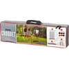 image:imageFranklin Sports Portable Backyard Croquet Sets  Complete 4  6 Player Croquet Sets with Mallets Croquet Balls  Wickets Included  Outdoor Family Lawn Game SetsFamily