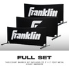 image:imageFranklin Sports Portable Pickleball Court Barriers  3 Court Dividers for Outdoor Pickleball Courts  5 x 2 Foot Easy Assemble Metal Barriers