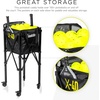 image:imageFranklin Sports Portable Pickleball Hopper  Carry Bag  100 Ball Pickleball Caddy  Travel Basket with Wheels  Easy Storage  Transportation to Court  Easy Assembly  Durable Construction