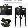 image:imageFranklin Sports Portable Pickleball Hopper  Carry Bag  100 Ball Pickleball Caddy  Travel Basket with Wheels  Easy Storage  Transportation to Court  Easy Assembly  Durable Construction