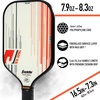 image:imageFranklin Sports Pro Pickleball Paddle  USAP Approved Paddle with MaxGrit Technology  Elongated Handle for Maximum ControlPro Player  White