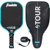 image:imageFranklin Sports Pro Pickleball Paddle Set  FS Tour Series Carbon Fiber Paddle Cover  Eraser  14mm  16mmBlue