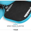 image:imageFranklin Sports Pro Pickleball Paddle Set  FS Tour Series Carbon Fiber Paddle Cover  Eraser  14mm  16mmBlue