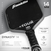 image:imageFranklin Sports Pro Pickleball Paddle Set  FS Tour Series Carbon Fiber Paddle Cover  Eraser  14mm  16mmGrey