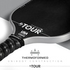 image:imageFranklin Sports Pro Pickleball Paddle Set  FS Tour Series Carbon Fiber Paddle Cover  Eraser  14mm  16mmGrey
