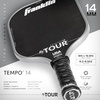 image:imageFranklin Sports Pro Pickleball Paddle Set  FS Tour Series Carbon Fiber Paddle Cover  Eraser  14mm  16mmGrey