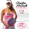 image:imageFranklin Sports Pro Pickleball Paddles  Christine McGrath Pro Player Tournament Pickleball Paddles  Polypropylene Paddle with Max Grit Surface  USA Pickleball USAPA Approved  13mm  16mm CoresPurple