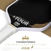 image:imageFranklin Sports Pro Pickleball Paddles  FS Tour Featherweight Series Lightweight Paddles  USA Pickleball Approved  Raw Carbon Fiber Surface  Dynasty  Tempo  12mm CoreDynasty  White