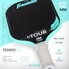image:imageFranklin Sports Pro Pickleball Paddles  FS Tour Featherweight Series Lightweight Paddles  USA Pickleball Approved  Raw Carbon Fiber Surface  Dynasty  Tempo  12mm CoreBlackWhiteTeal