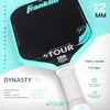 image:imageFranklin Sports Pro Pickleball Paddles  FS Tour Featherweight Series Lightweight Paddles  USA Pickleball Approved  Raw Carbon Fiber Surface  Dynasty  Tempo  12mm CoreDynasty  Blue