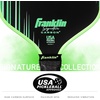 image:imageFranklin Sports Pro Pickleball Paddles  Signature Carbon Series T700 Carbon Fiber Surface  USA Pickleball USAPA Tournament Approved  13mm Polypropylene Core  PinkElongated  Green