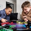 image:imageFranklin Sports Rumbleball Table Top Board Game  Fast Action Team or Solo Pinball Play  Fun Indoor Game for Kids  Adults  1 to 4 Players  Ages 6