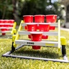 image:imageFranklin Sports Stadium Cup Pong Set  Jumbo 6 Cup Pong Game Set with Cups  Stand  Fun Indoor  Outdoor Tailgate GameOne Size