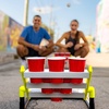 image:imageFranklin Sports Stadium Cup Pong Set  Jumbo 6 Cup Pong Game Set with Cups  Stand  Fun Indoor  Outdoor Tailgate GameOne Size