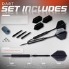 image:imageFranklin Sports Steel Tip Dart Set  Game Room Ready with Standard Flights Slim Flights Nylon and Aluminum Shaft  Perfect for Family Game Room Fun with Friends20 gram  Brass Steel