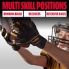 image:imageFranklin Sports Supratak Football Receiver Gloves  WhiteChrome  Youth SmallBlackGold