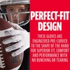 image:imageFranklin Sports Supratak Football Receiver Gloves  WhiteChrome  Youth SmallWhiteChrome