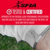 image:imageFranklin Sports Supratak Football Receiver Gloves  WhiteChrome  Youth SmallWhiteChrome